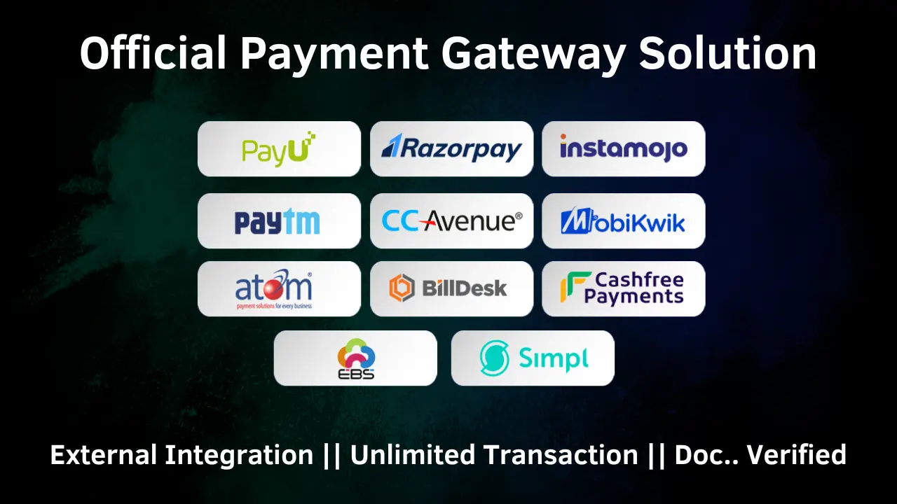 Official Payment Gateway Solution