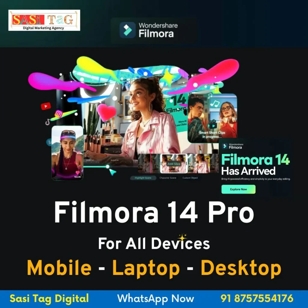 filmora 14 pro with AI